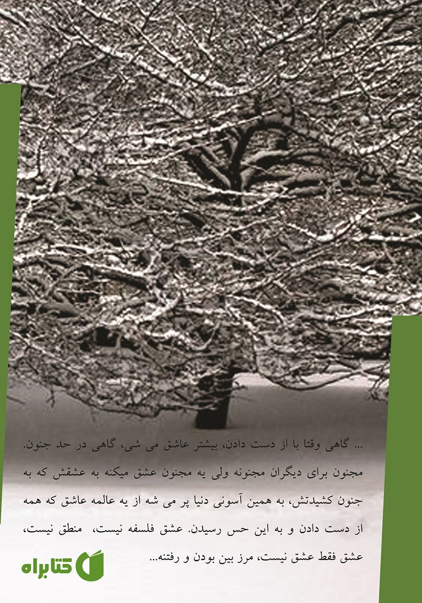 پشت جلد کتاب یک پله بالاتر از عشق