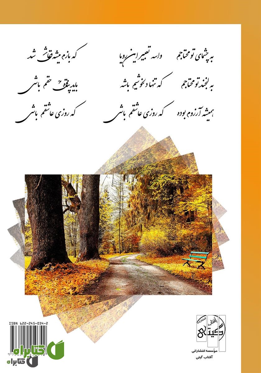 پشت جلد کتاب عشق درجه یک