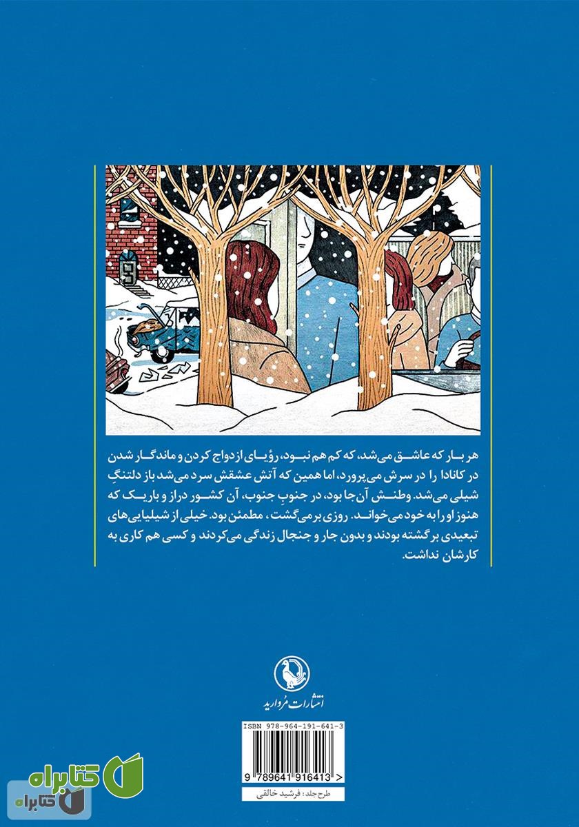 پشت جلد کتاب در دل زمستان