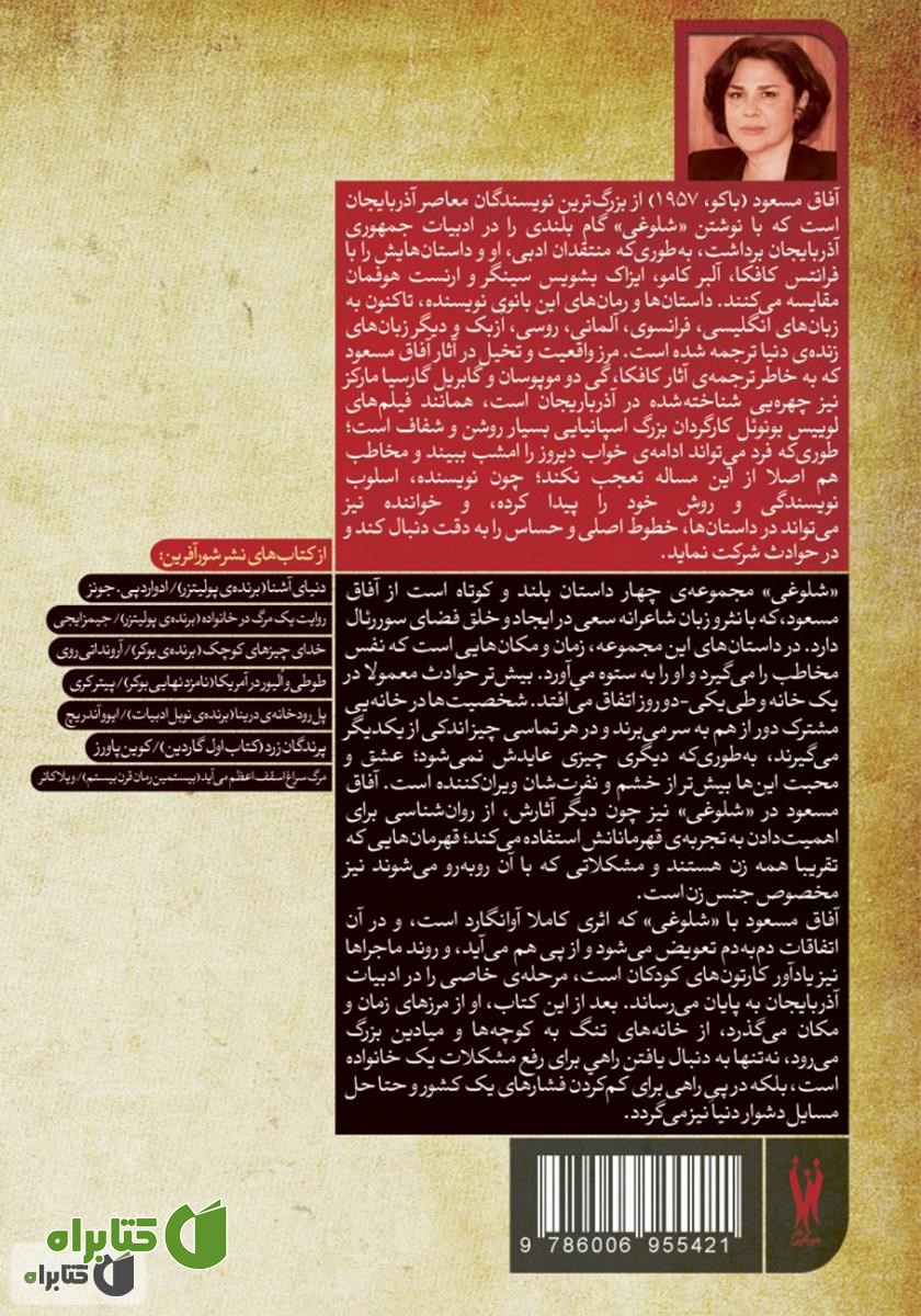 پشت جلد کتاب شلوغی و چند داستان دیگر