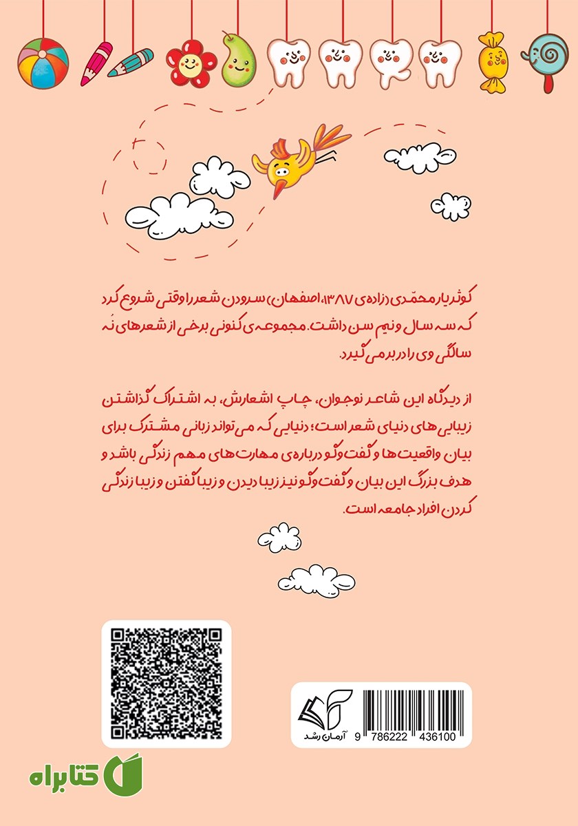 پشت جلد کتاب شادی می‌آد تو خونه