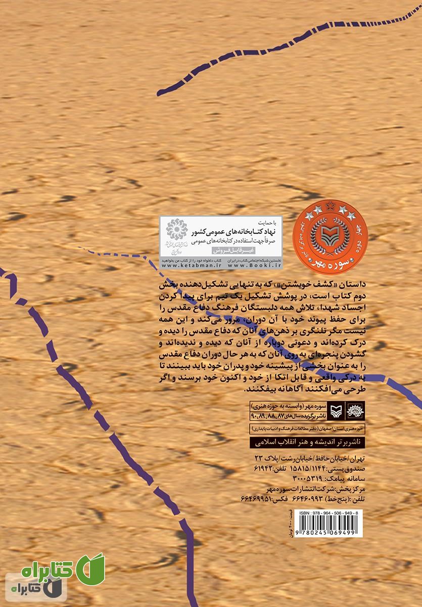 پشت جلد کتاب کشف خویشتن