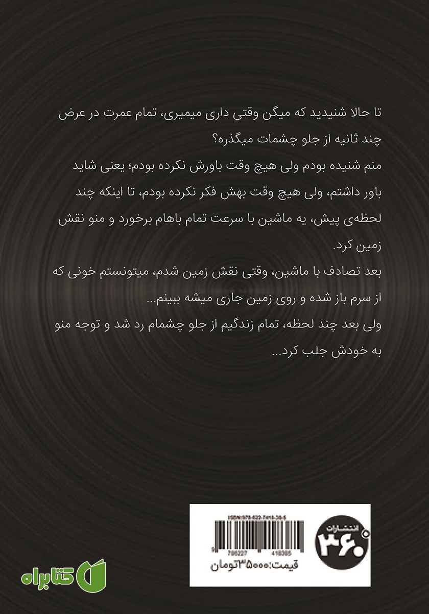پشت جلد کتاب روز هشتم