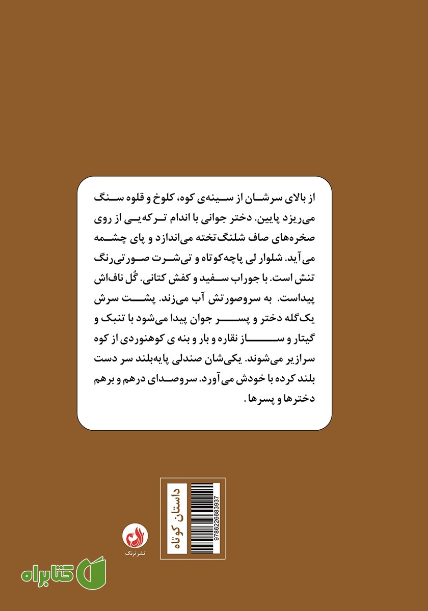 پشت جلد کتاب خاکستر علفزار سوخته