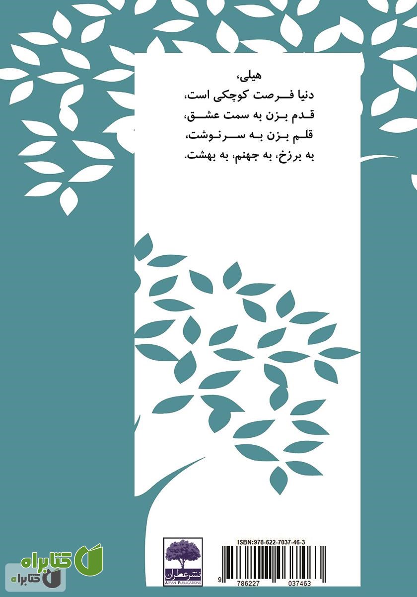 پشت جلد کتاب هیلی