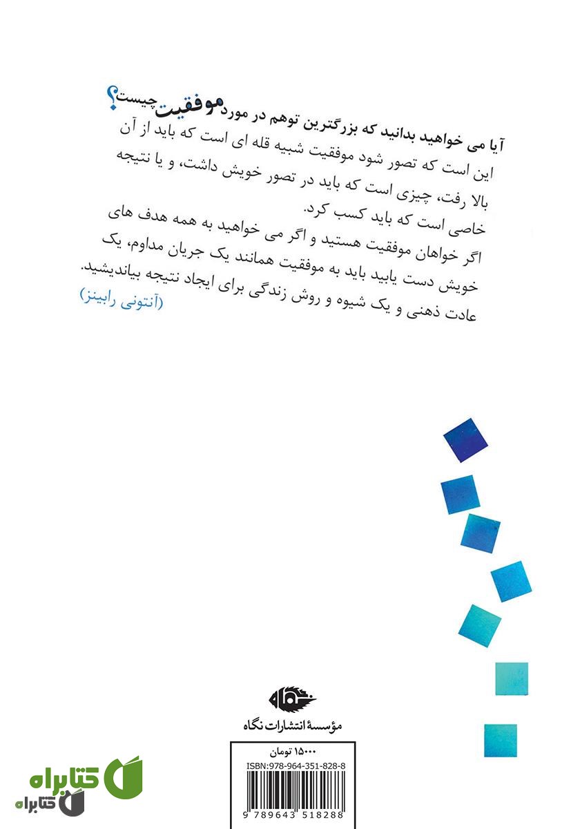 پشت جلد کتاب رازها و نیازهای موفقیت ایرانی