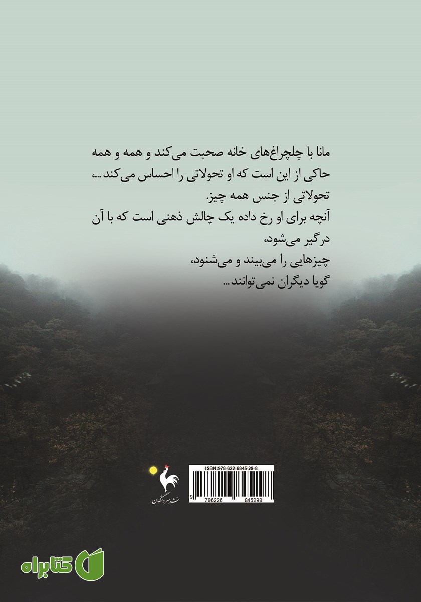پشت جلد کتاب مانا