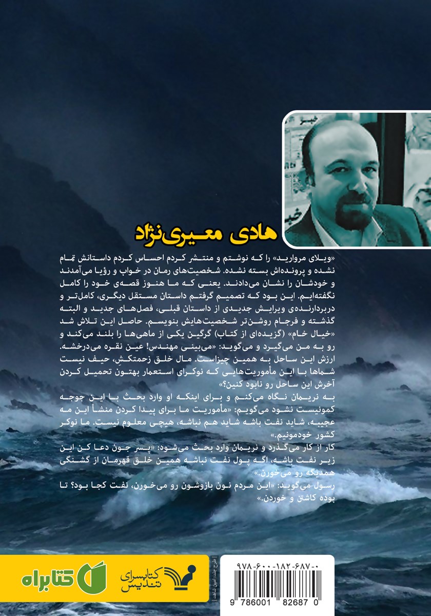 پشت جلد کتاب خیال خام