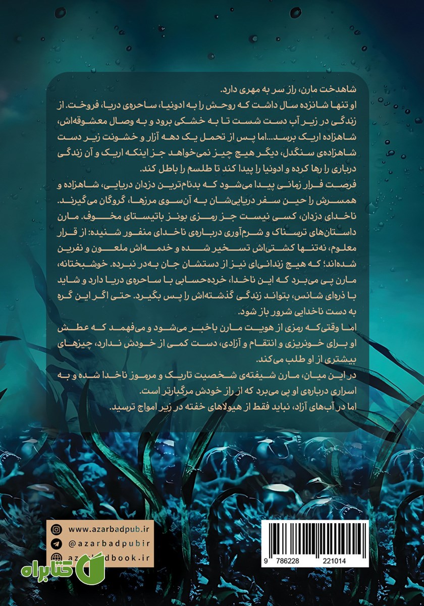 پشت جلد کتاب کشتی دندان و استخوان