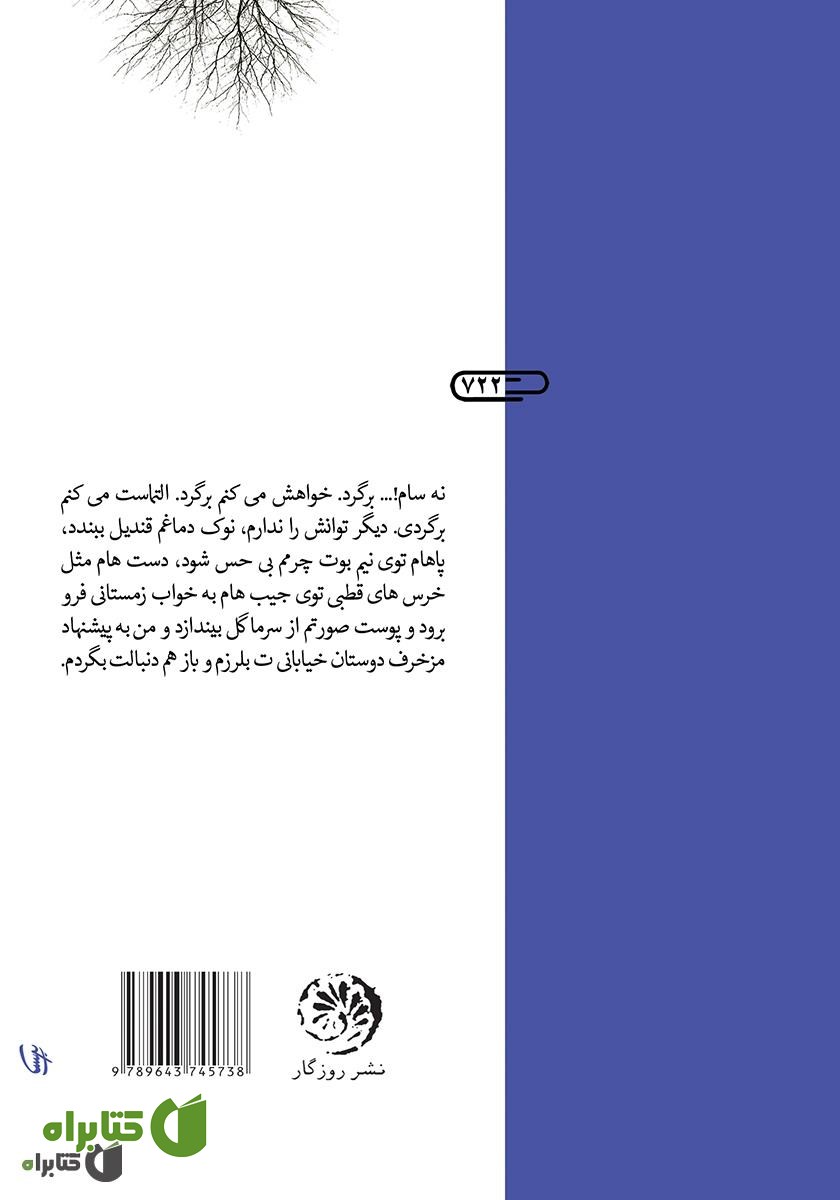 پشت جلد کتاب شاید دیگری