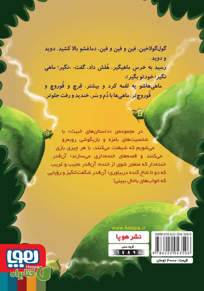 پشت جلد کتاب گول گولاخین