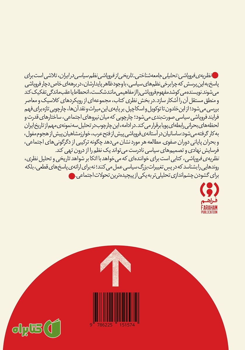 پشت جلد کتاب نظریه فروپاشی