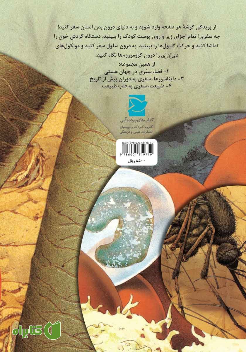 پشت جلد کتاب بدن انسان