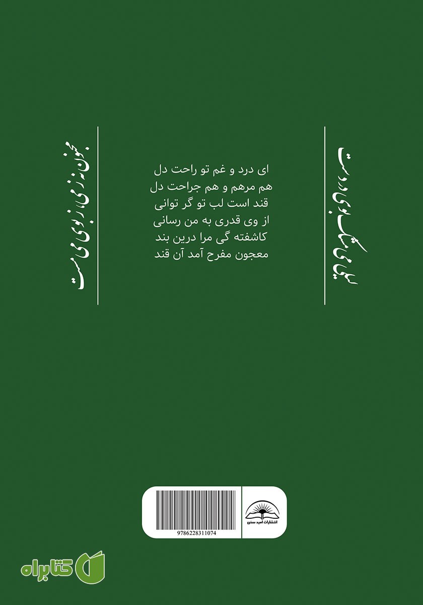 پشت جلد کتاب لیلی و مجنون به نثر روان