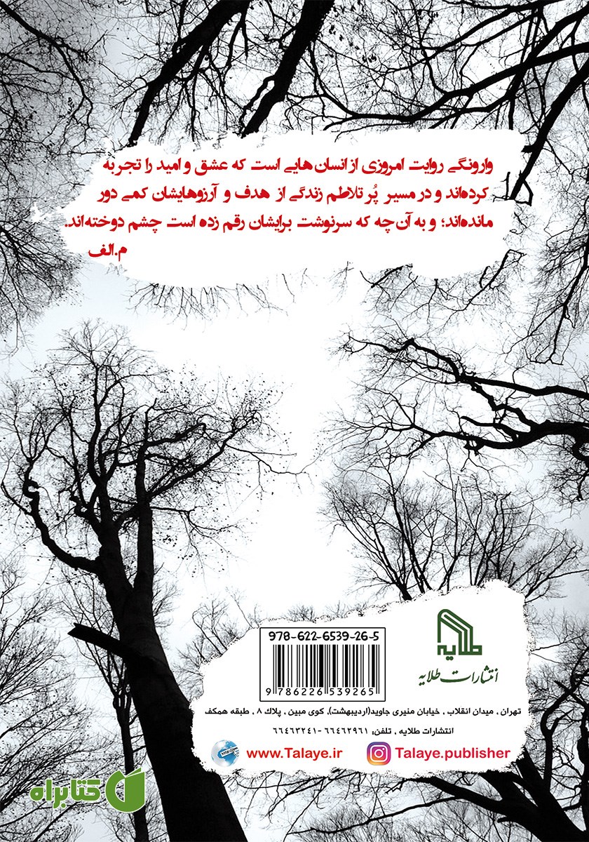 پشت جلد کتاب وارونگی