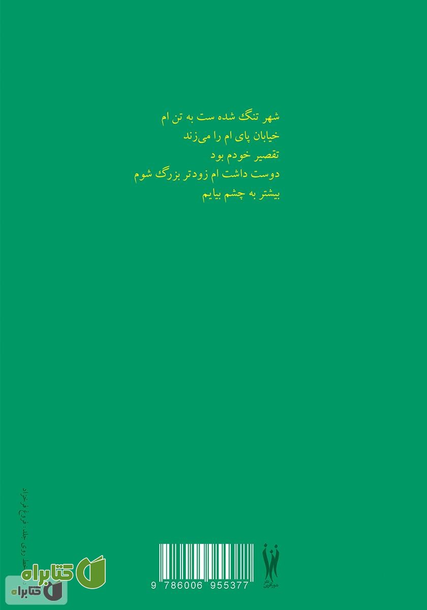 پشت جلد کتاب دست شستن از مرگ
