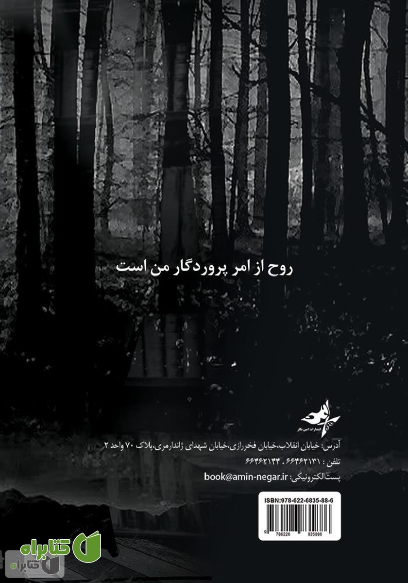 پشت جلد کتاب دیدار در کتابخانه خاموش