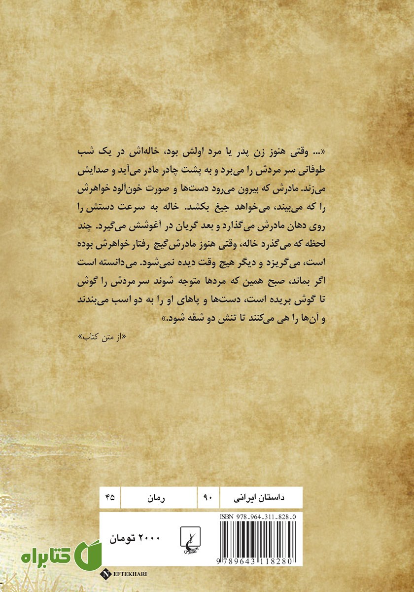 پشت جلد کتاب زنان فراموش شده