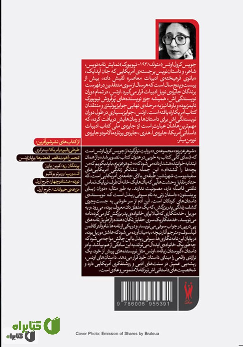 پشت جلد کتاب شوهر عزیزم