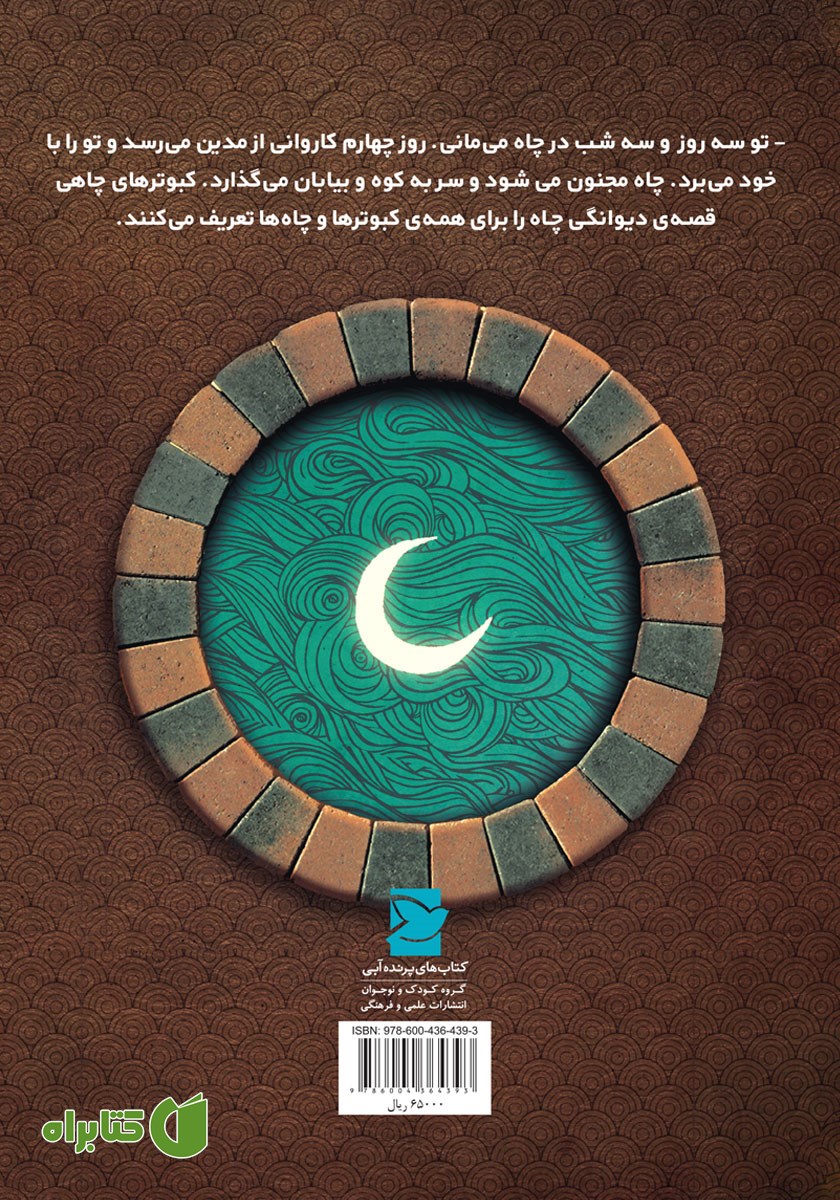 پشت جلد کتاب چاه و ماه