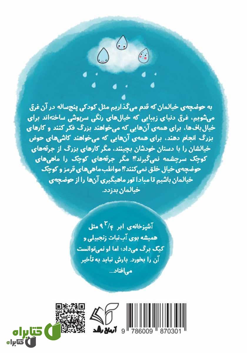 پشت جلد کتاب پرواز بدون بال