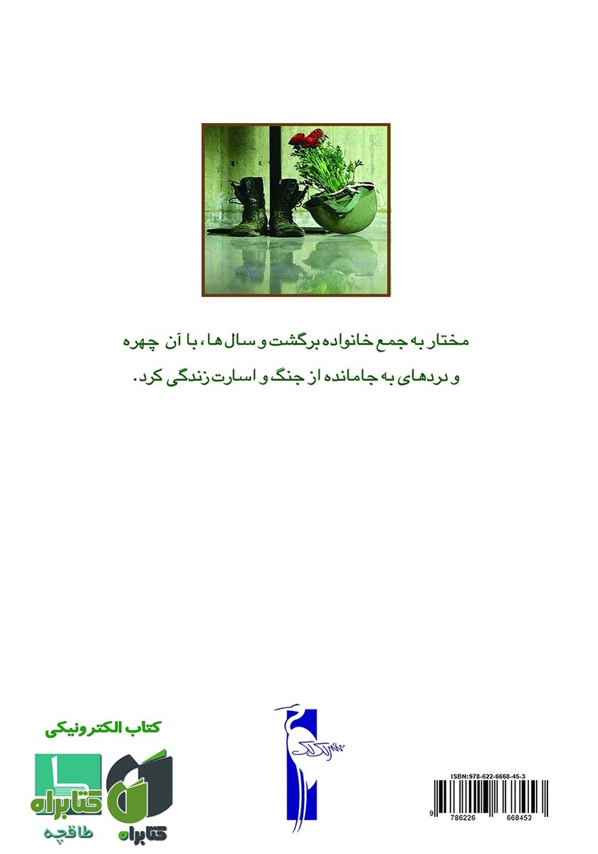 پشت جلد کتاب دردهای به جا مانده
