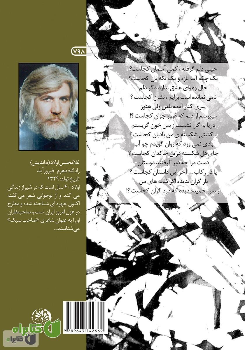 پشت جلد کتاب از خودت ای حوصله سر رفته‌ای