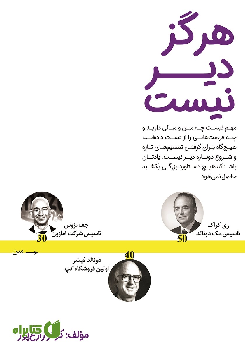 کتاب هرگز دیر نیست
