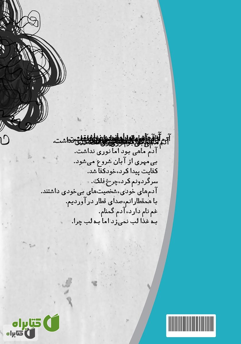 پشت جلد کتاب کاریکلماتور سیبیل نوشت‌ها