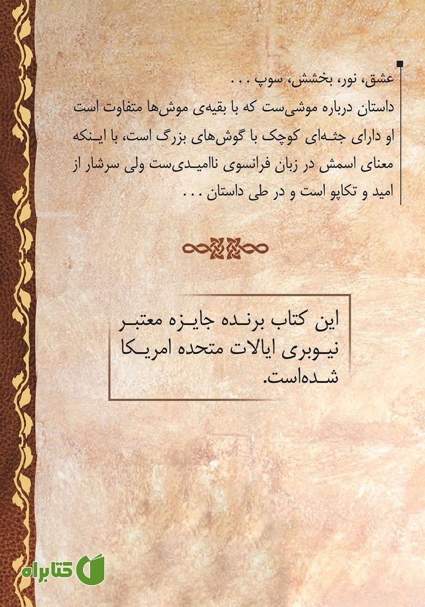 پشت جلد کتاب دسپروکس