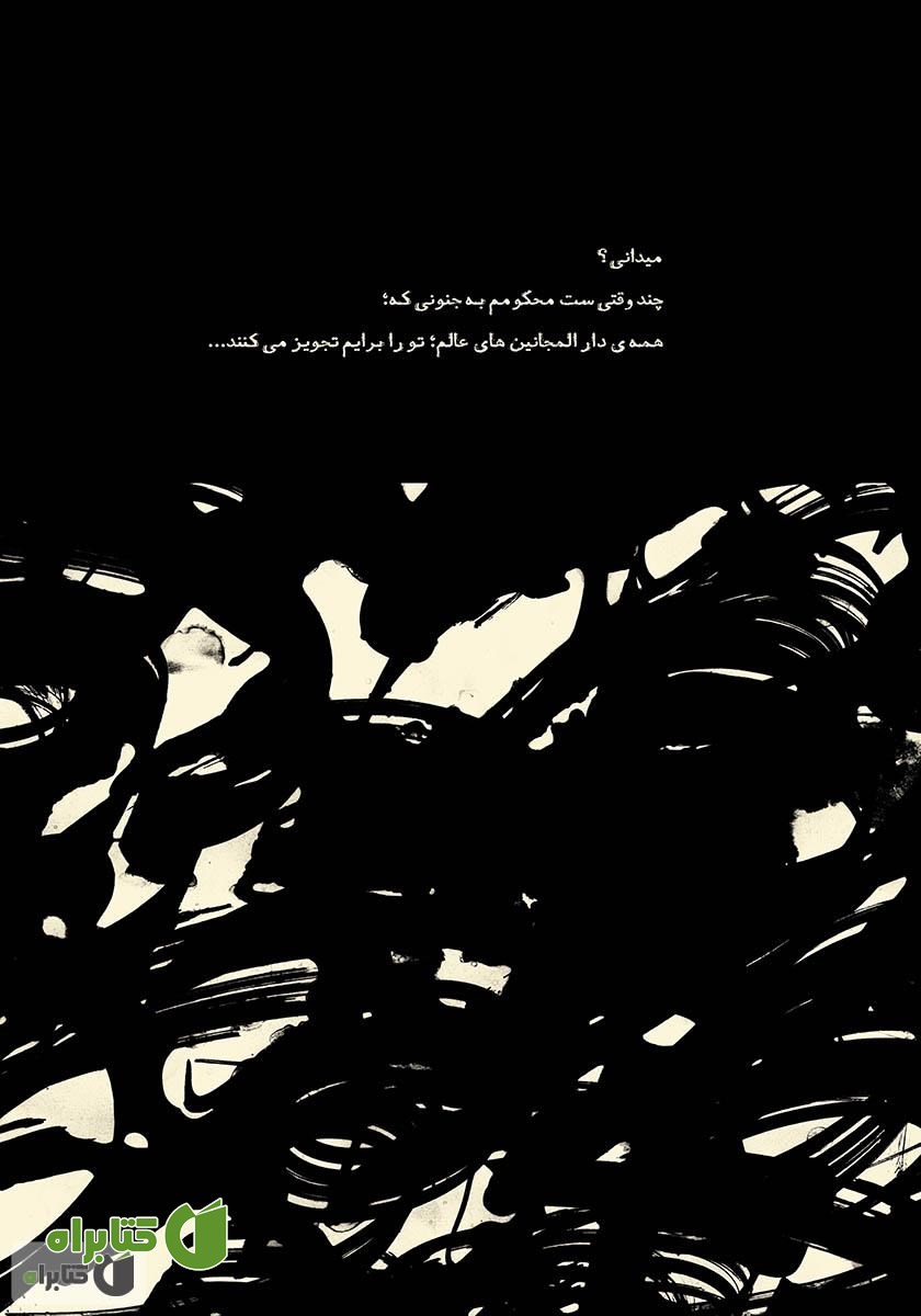 پشت جلد کتاب عرق سرد واژه‌هایم
