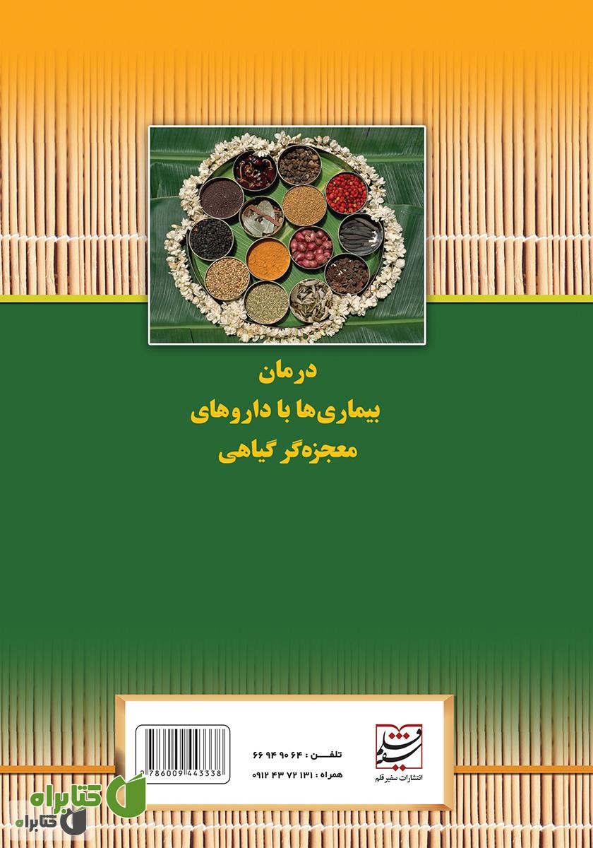 پشت جلد کتاب درمان بیماری‌ها با داروهای معجزه‌گر گیاهی
