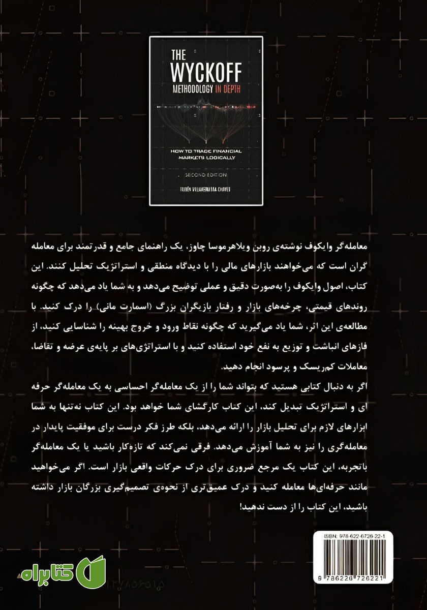 پشت جلد کتاب معامله‌گر وایکوف