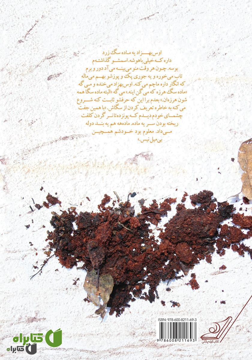پشت جلد کتاب خاکسپاری ماهی قرمزها