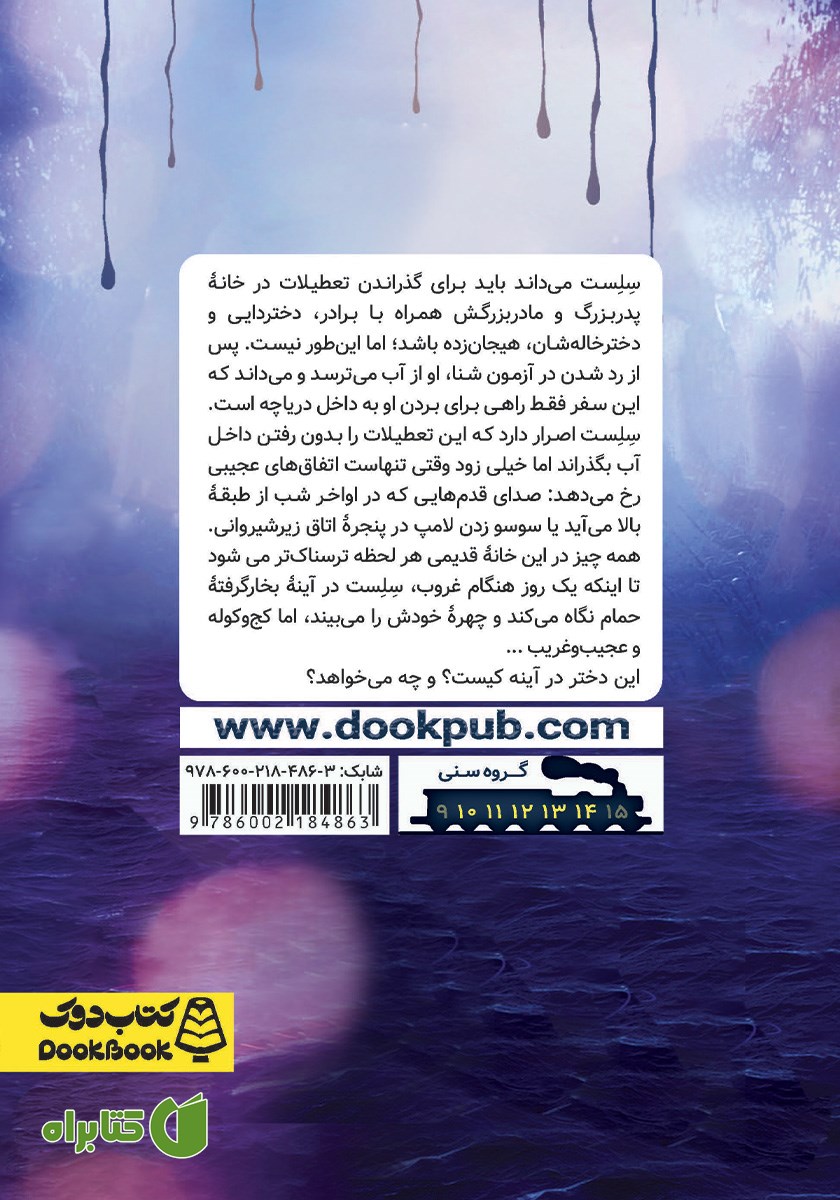 پشت جلد کتاب روح دریاچه