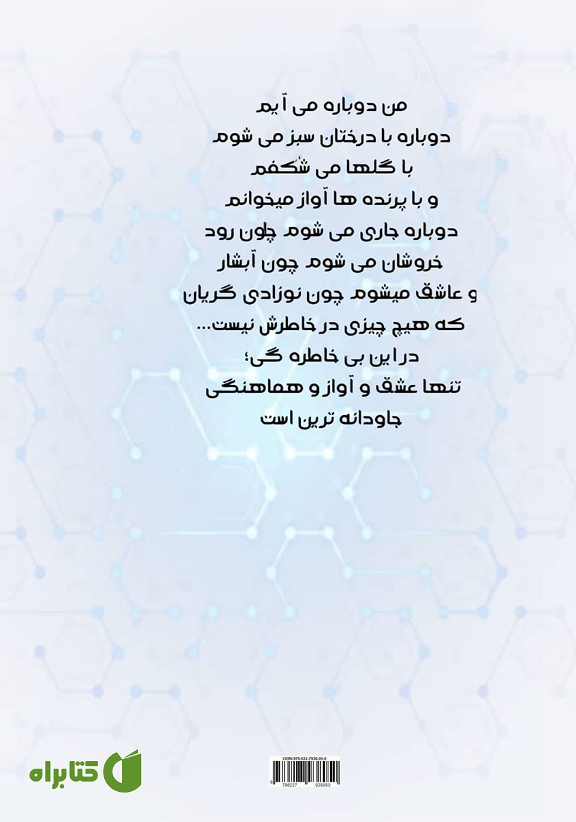 پشت جلد کتاب کوچه‌ی بی‌خاطره‌ها