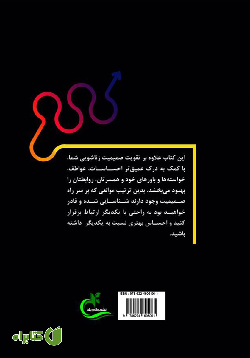 پشت جلد کتاب مسیر صمیمیت