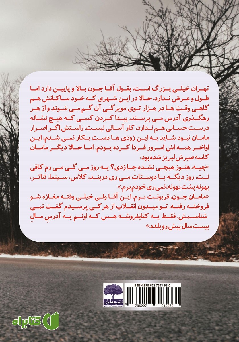 پشت جلد کتاب نکند عاشق شده‌ام...