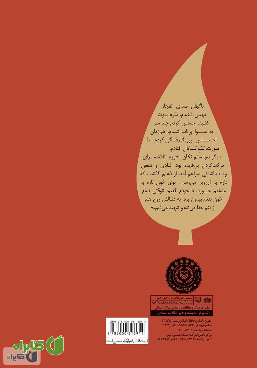 پشت جلد کتاب سهم من از عاشقی