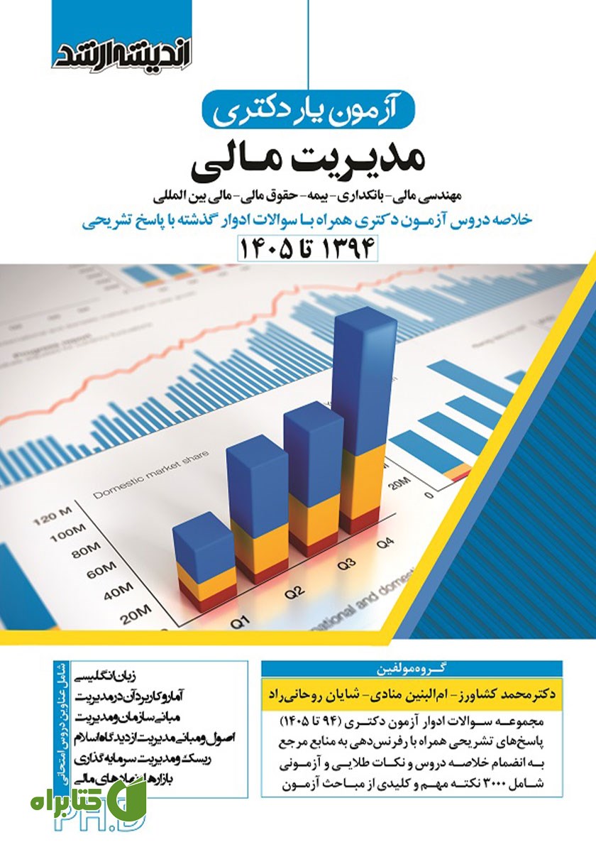 کتاب آزمون یار دکتری مدیریت مالی (1394 تا 1405)