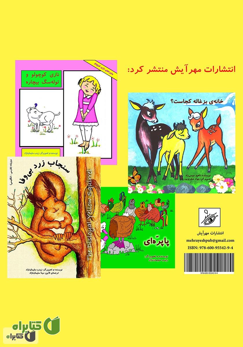 پشت جلد کتاب نازی کوچولو و نی نی گل