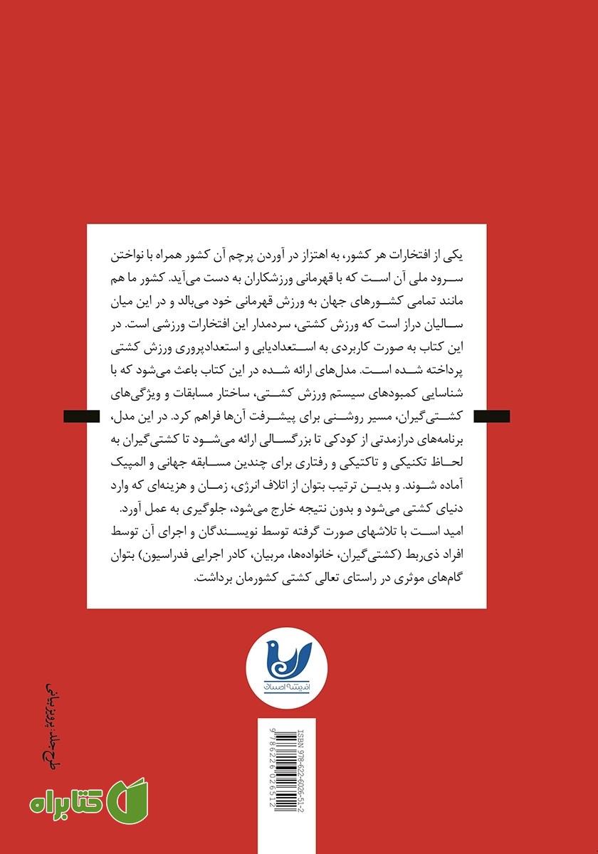 پشت جلد کتاب برنامه استعدادپروری در کشتی