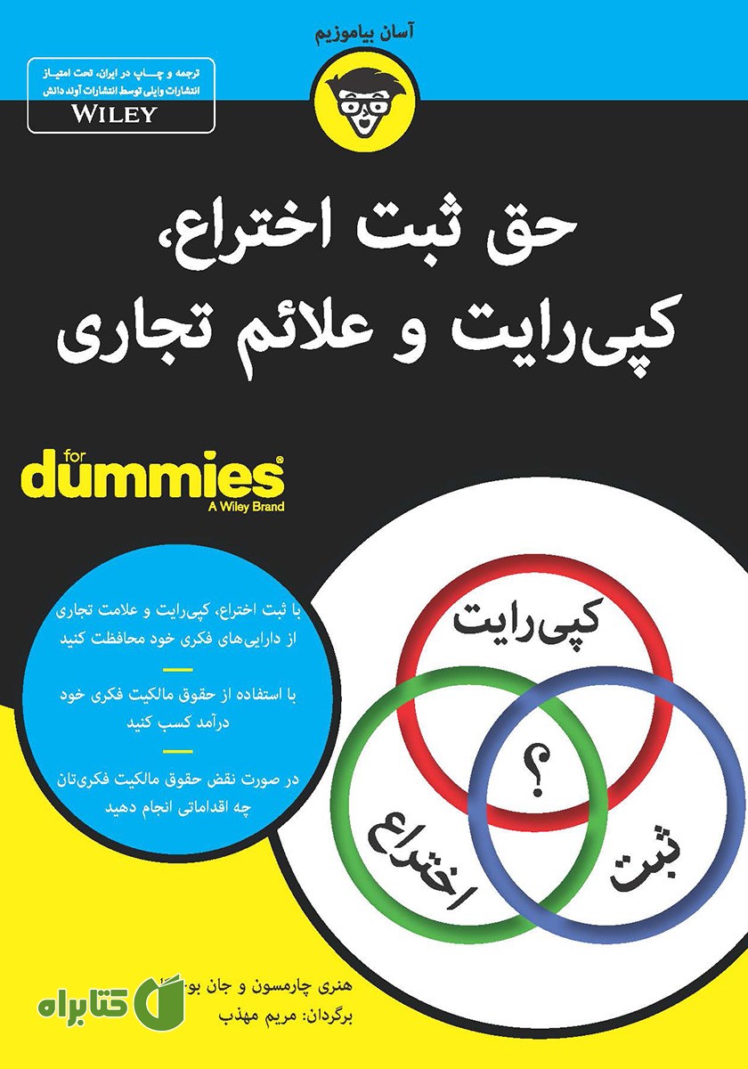 کتاب حق ثبت اختراع، کپی رایت و علائم تجاری