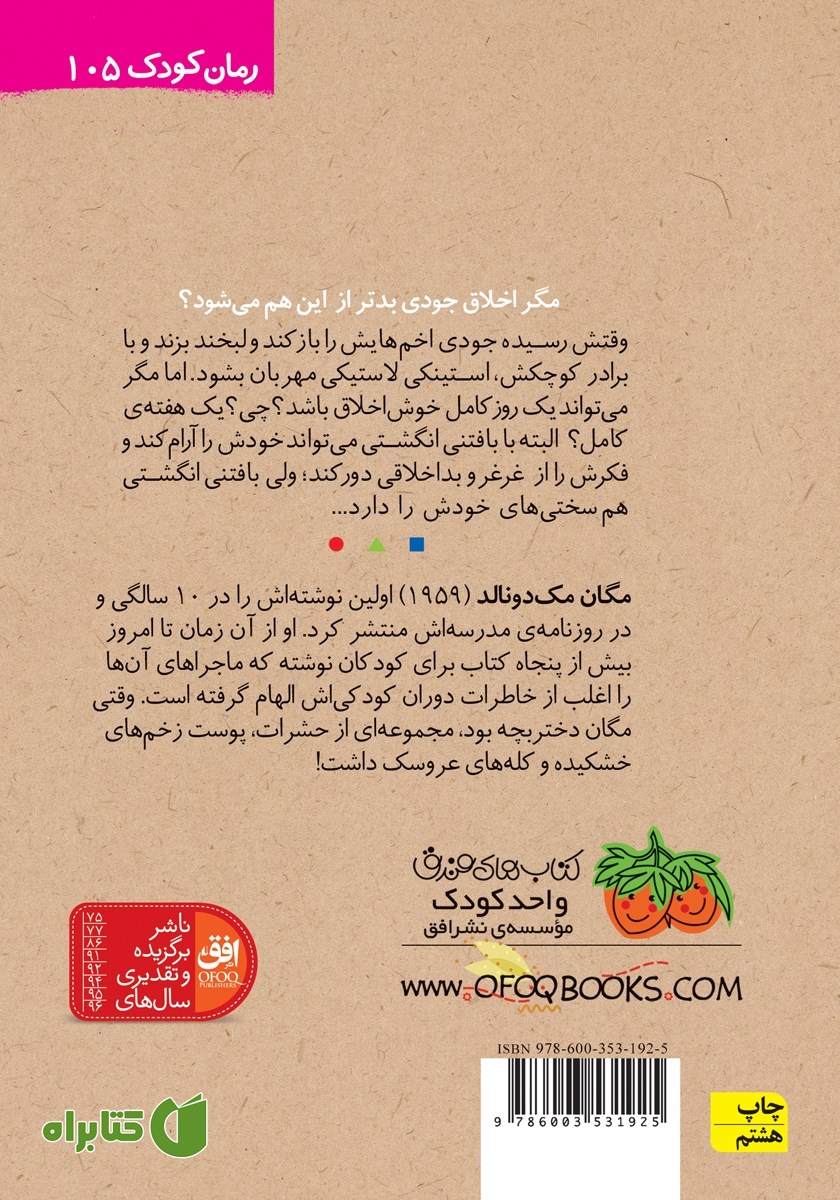 پشت جلد کتاب جودی دمدمی 11: جودی مریخی می‌شود