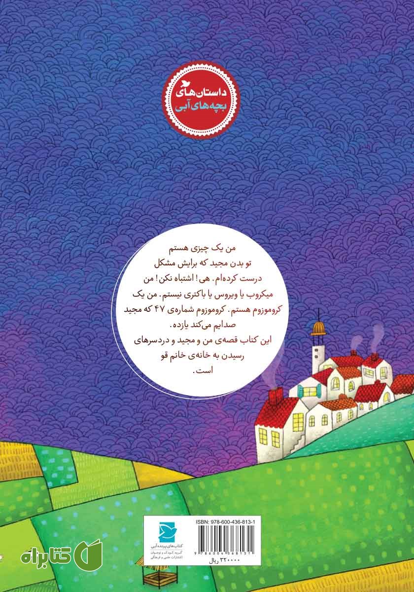 پشت جلد کتاب خانه‌ی خانم قو
