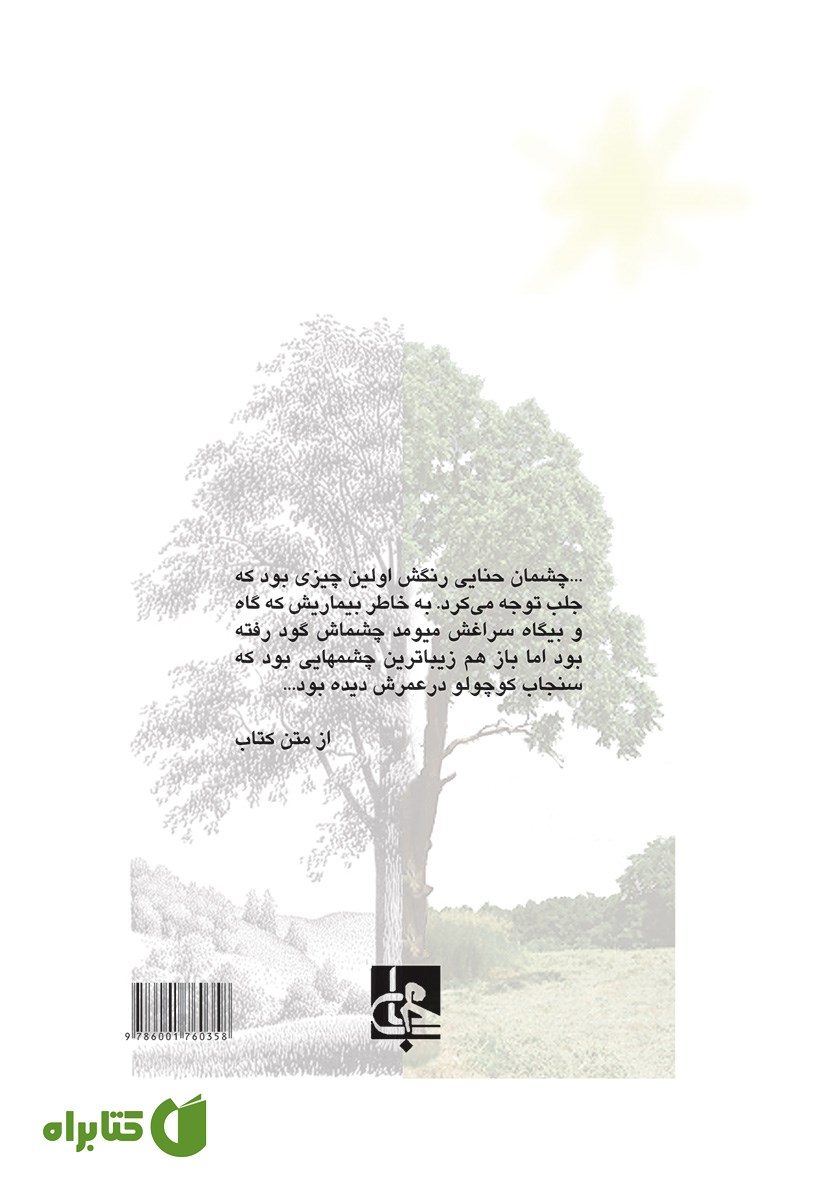 پشت جلد کتاب درخت گردو