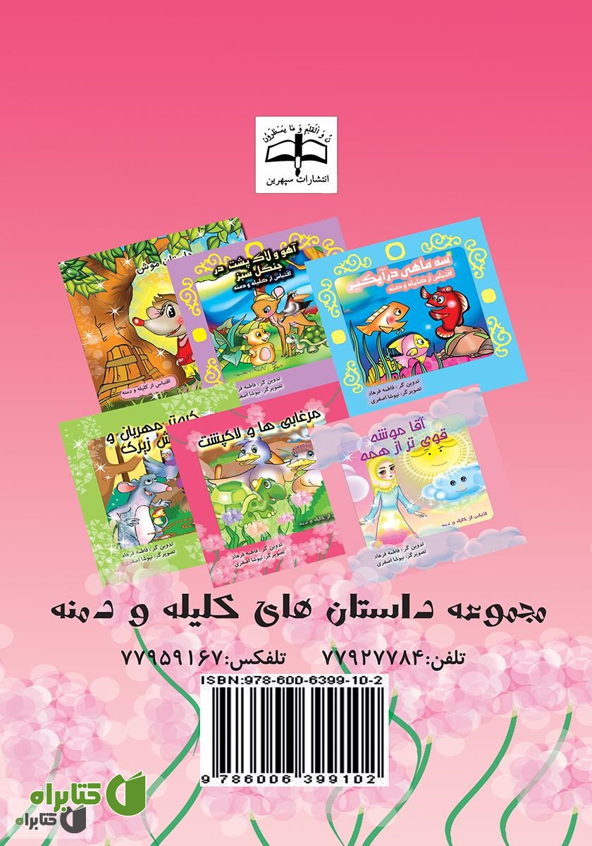 پشت جلد کتاب مرغابی‌‌ها و لاک‌پشت