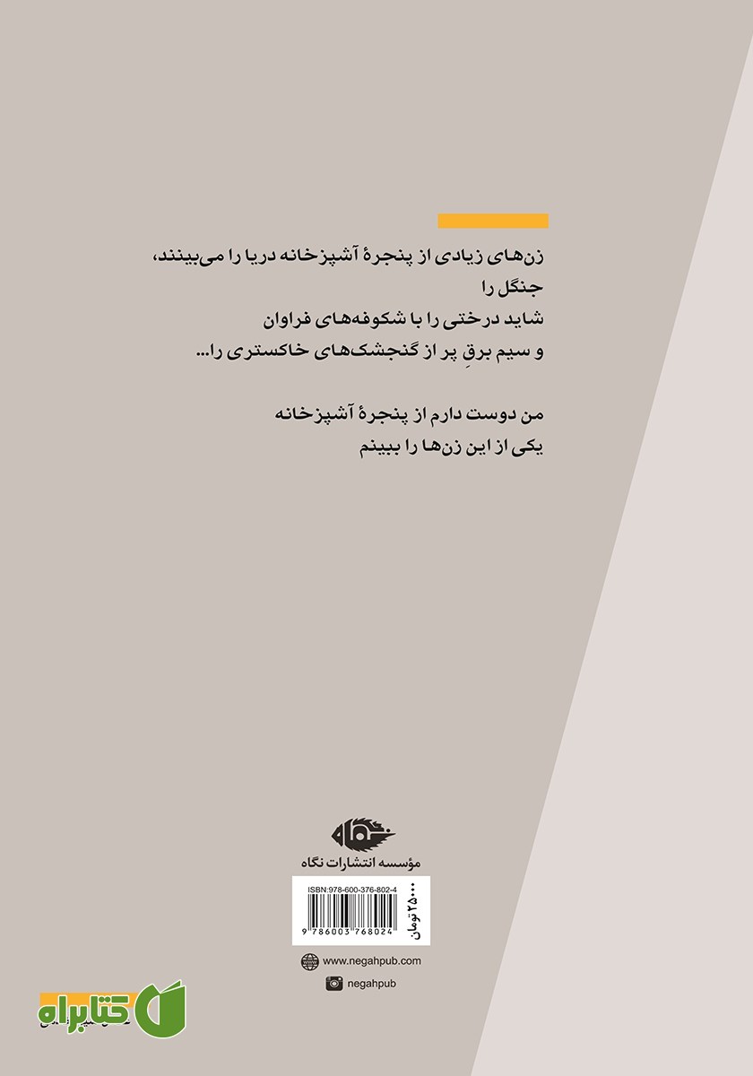 پشت جلد کتاب آمبرولا؛ خواهر گل‌های جهان