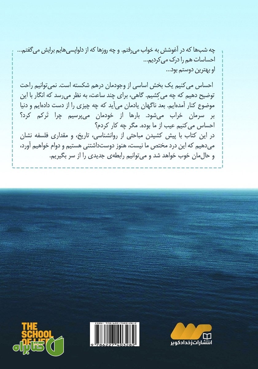 پشت جلد کتاب دلشکستگی