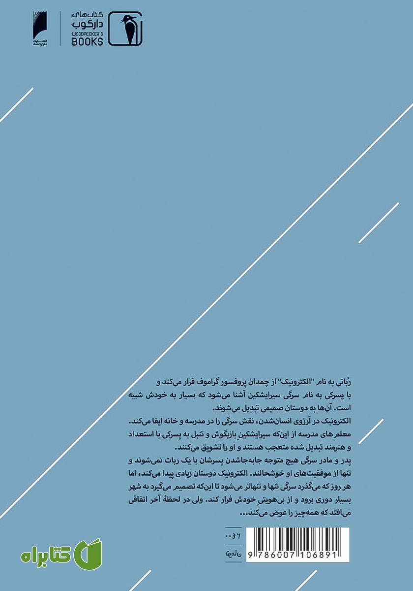 پشت جلد کتاب ماجراهای الکترونیک